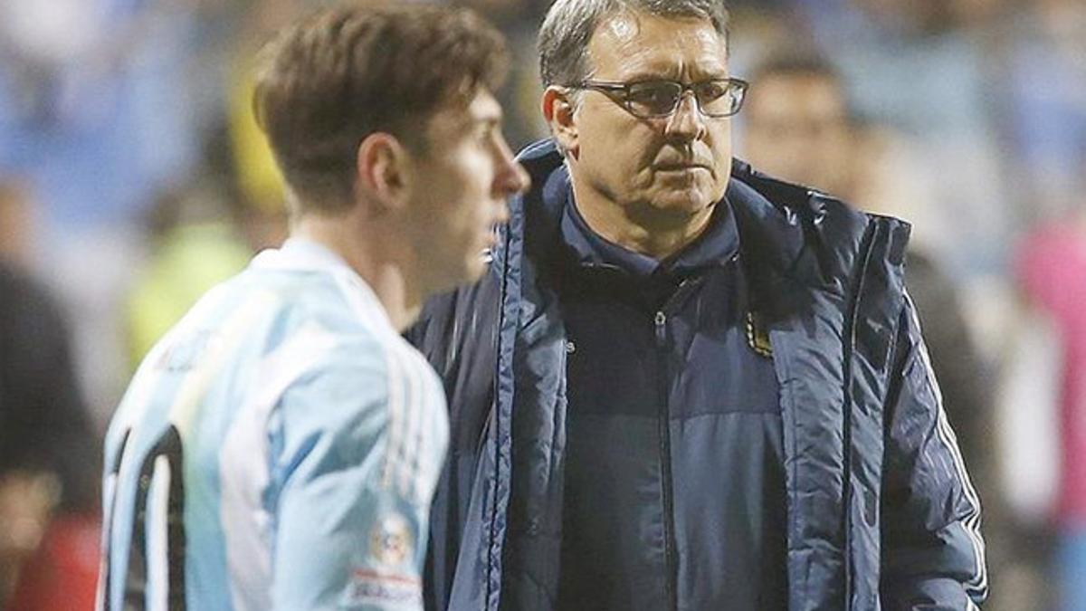 El Tata Martino salió en defensa de Messi