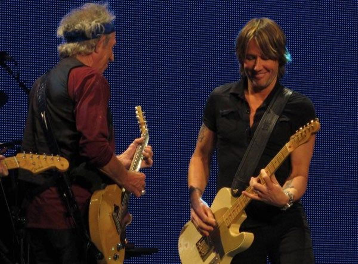 Keith Richards y Keith Urban