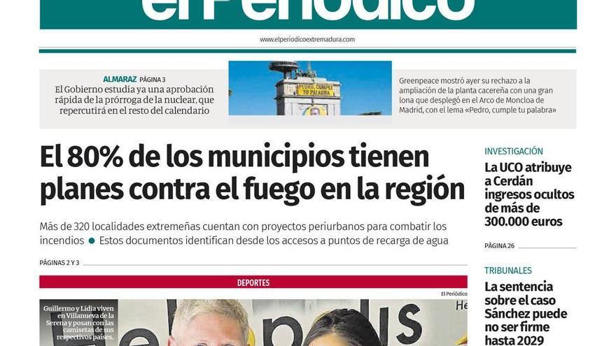 Consulta la portada correspondiente al día 18 de julio de 2026