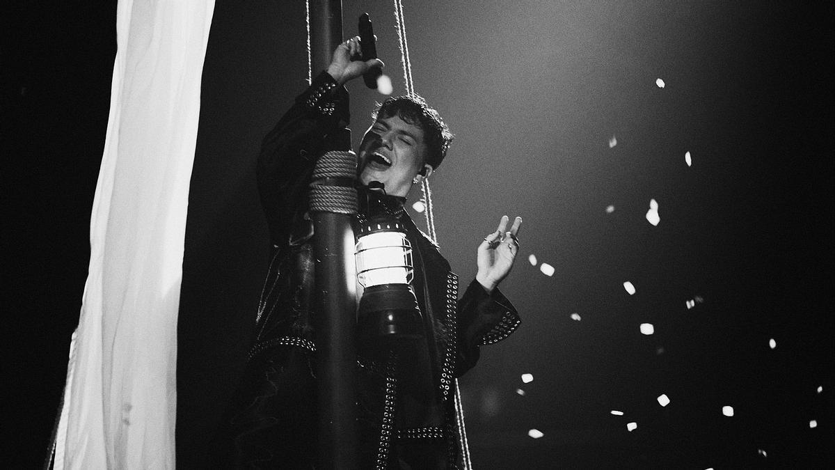 JJ, de Austria, en un instante de su actuación.