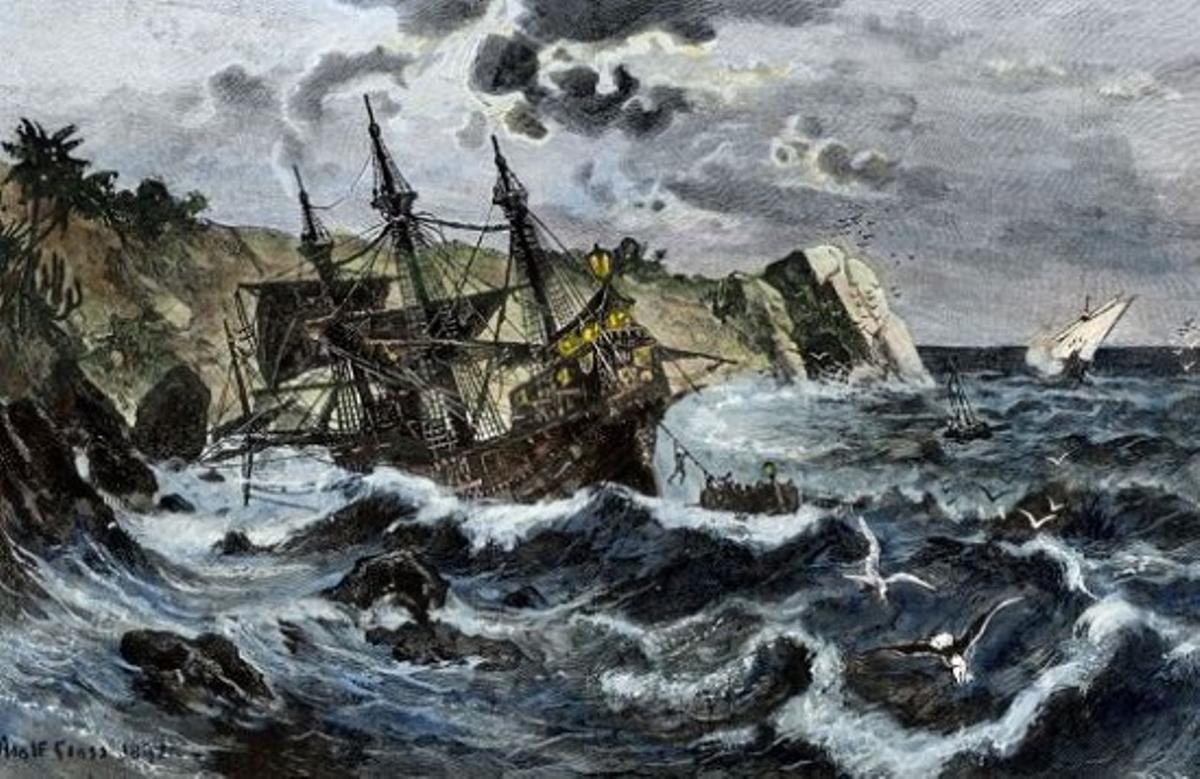 Naufragio del Santa María.