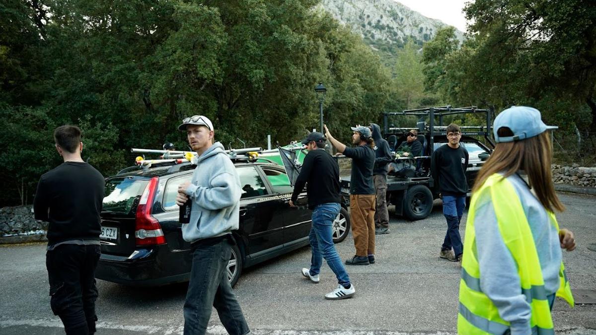 Un momento del rodaje de 'La innocència'