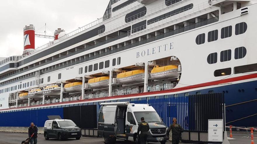 Simulacro en el Puerto a la llegada de un crucero