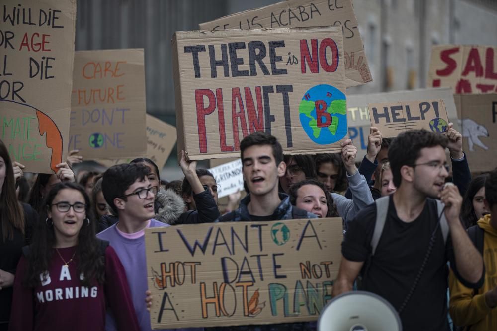 Un dia de lluita contra el canvi climàtic a Girona