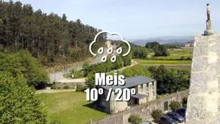 El tiempo en Meis: previsión meteorológica para hoy, jueves 23 de mayo
