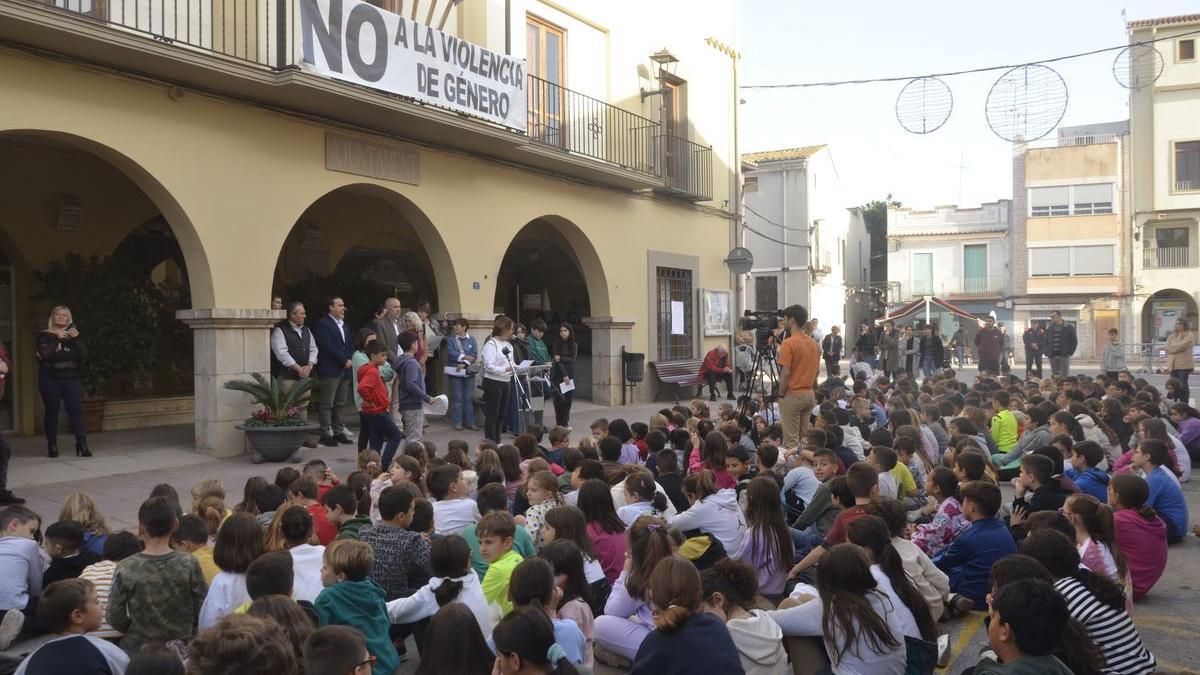 Conmemoración del 25N, el año pasado, en el Ayuntamiento.
