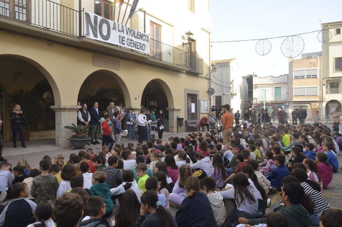 Conmemoración del 25N, el año pasado, en el Ayuntamiento.