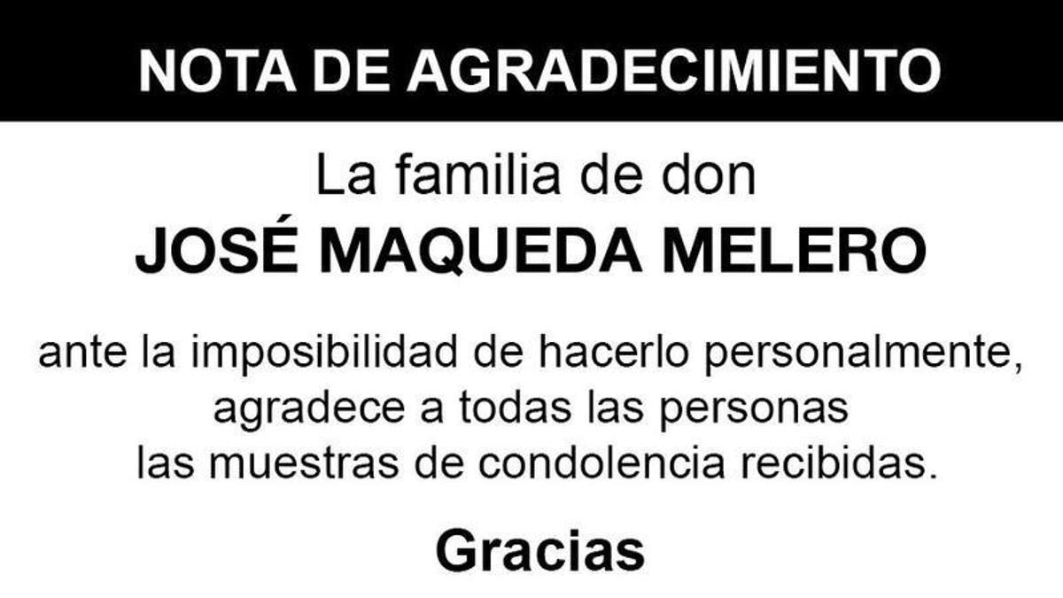 Nota José Maqueda Melero