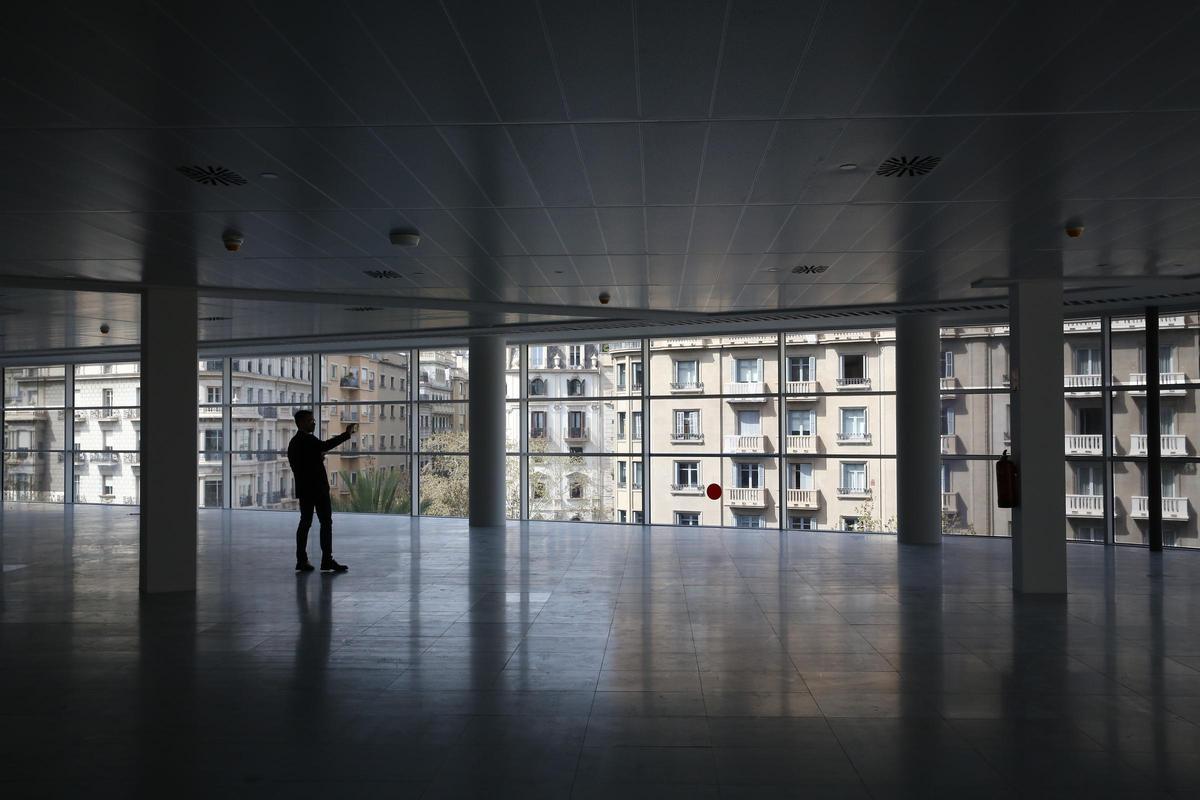 El interior del nuevo edificio Aura