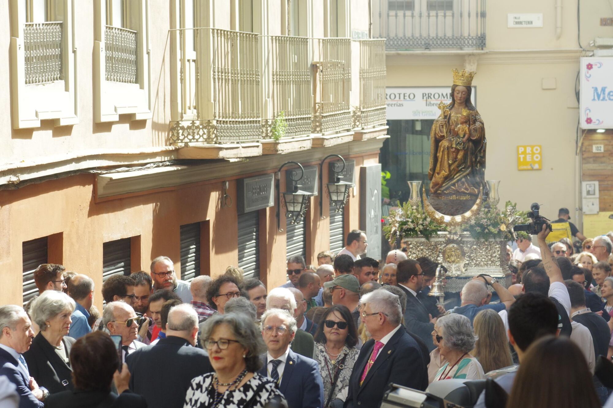 Regreso de la Virgen de la Victoria a su Santuario 