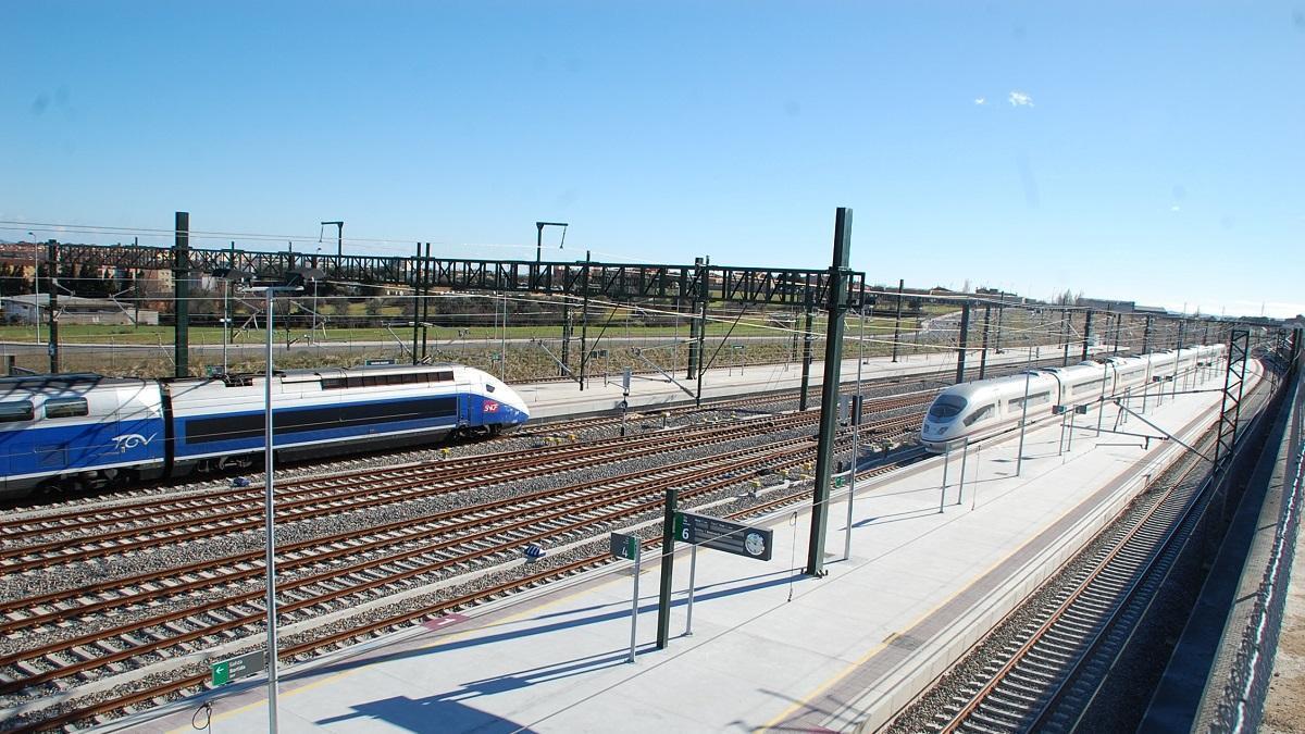L'emplaçament actual de l'estació d'alta velocitat de Figueres-Vilafant