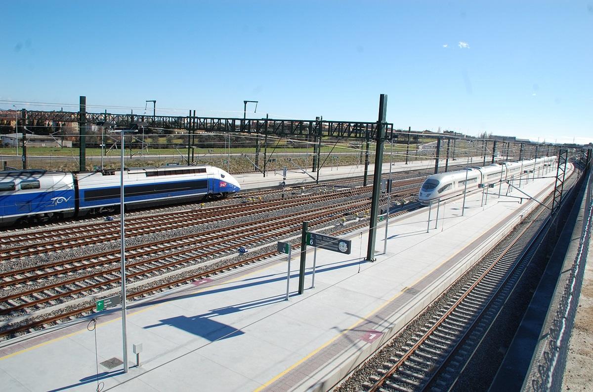 L'emplaçament actual de l'estació d'alta velocitat de Figueres-Vilafant