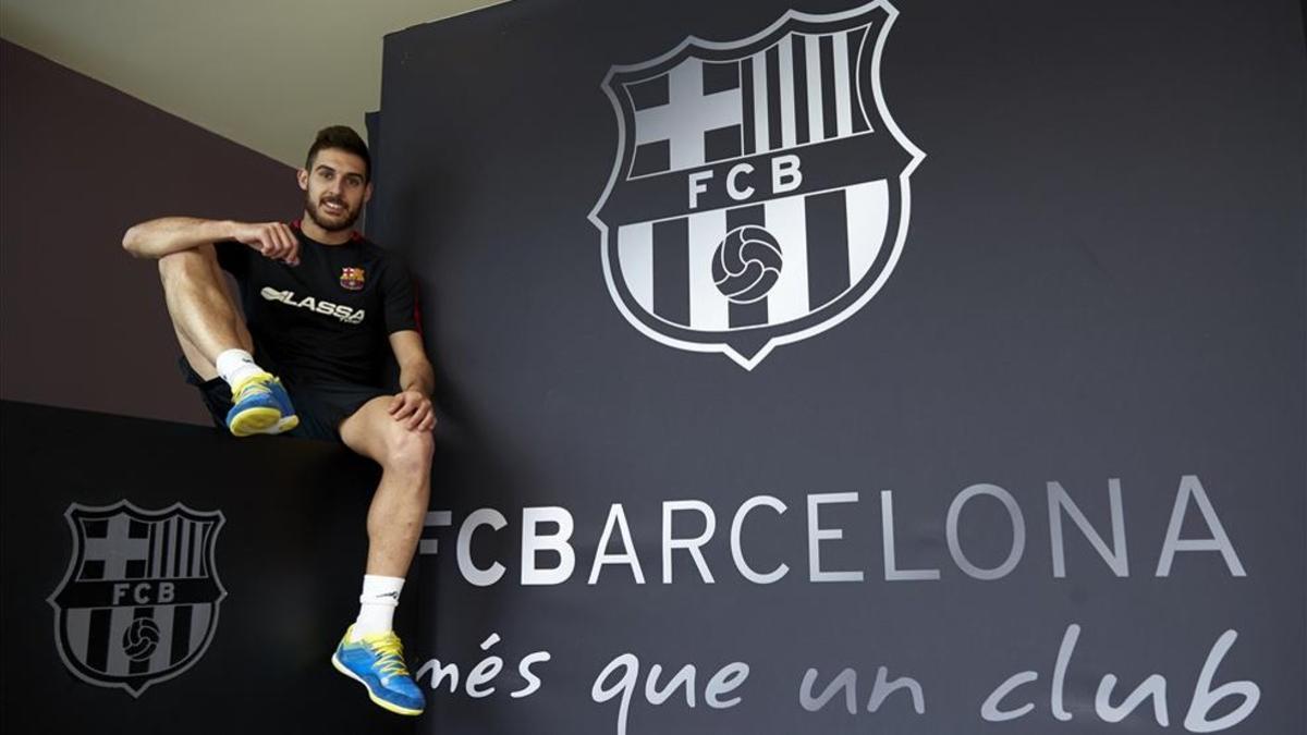 Adolfo tratará de conseguir este sábado su primer título con el Barça