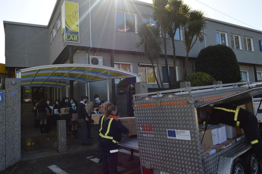 Campaña solidaria no Colexio Lar