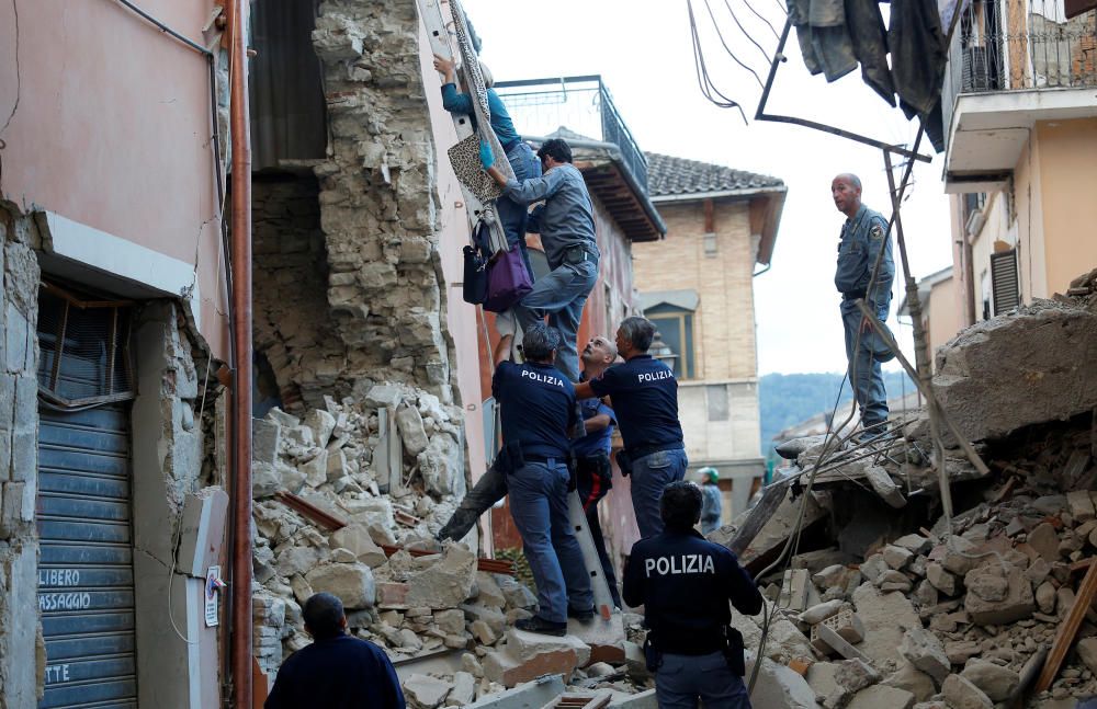 Un terratrèmol de 6,2 graus al centre d'Itàlia