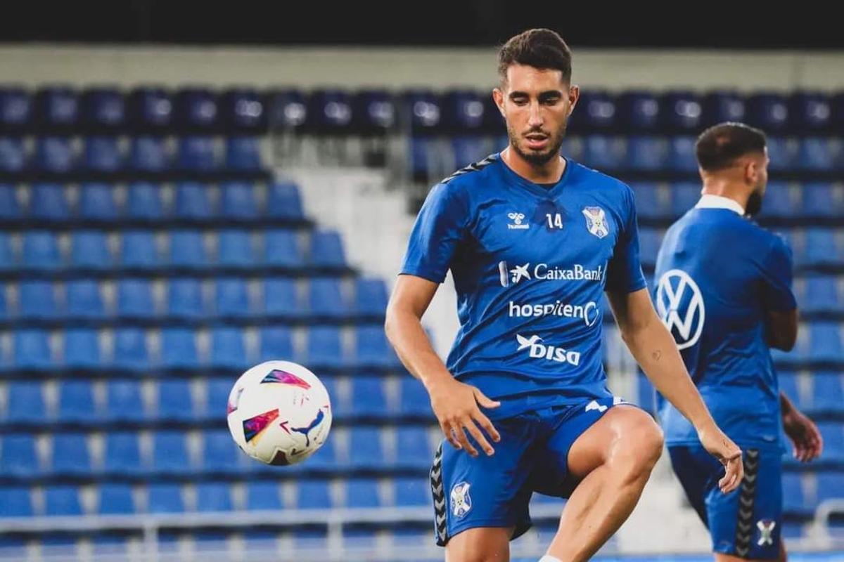 Roberto López en el Tenerife