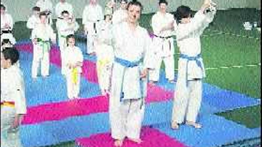 Ignacio Olay y Rubén de la Varga, campeones de la categoría infantil.