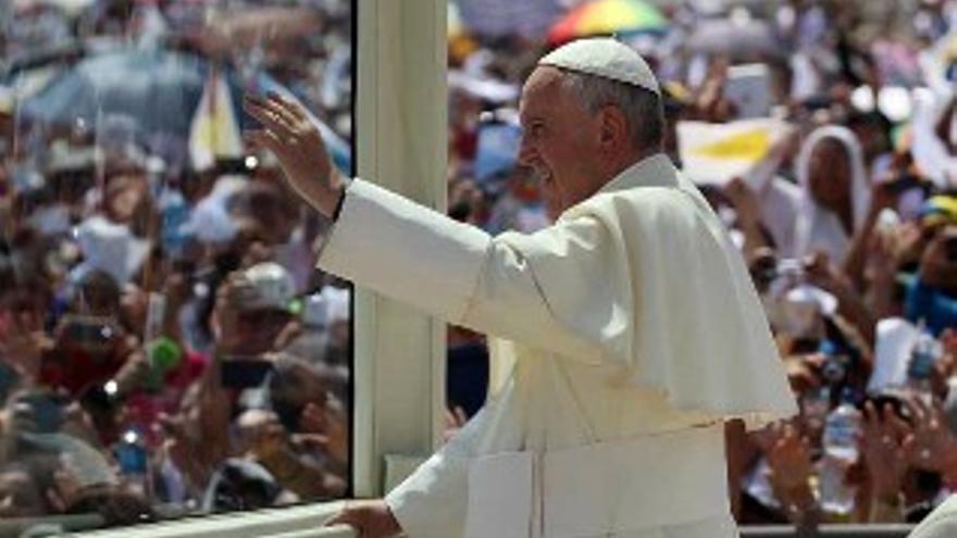 El Papa desata la locura en Guayaquil