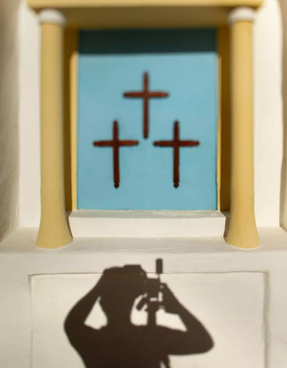 Autorretrato con cruces