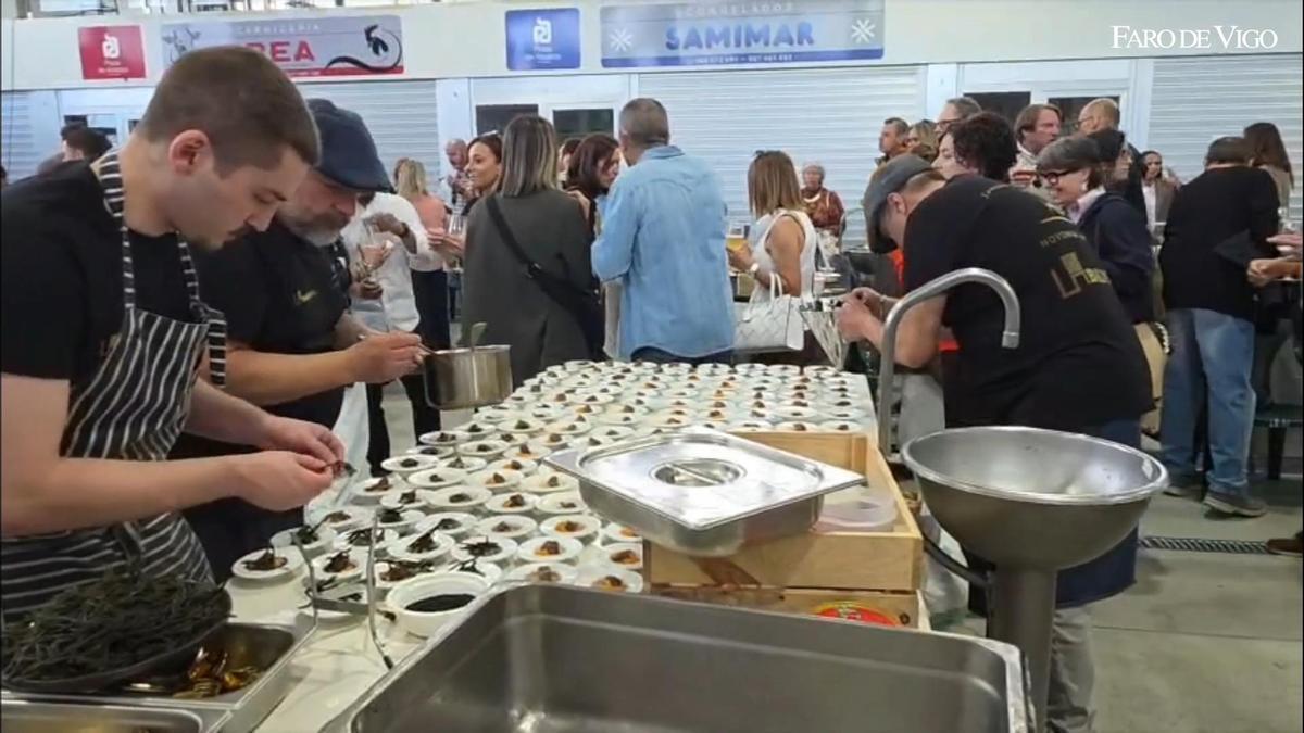 Degustación de atún rojo en Arousa