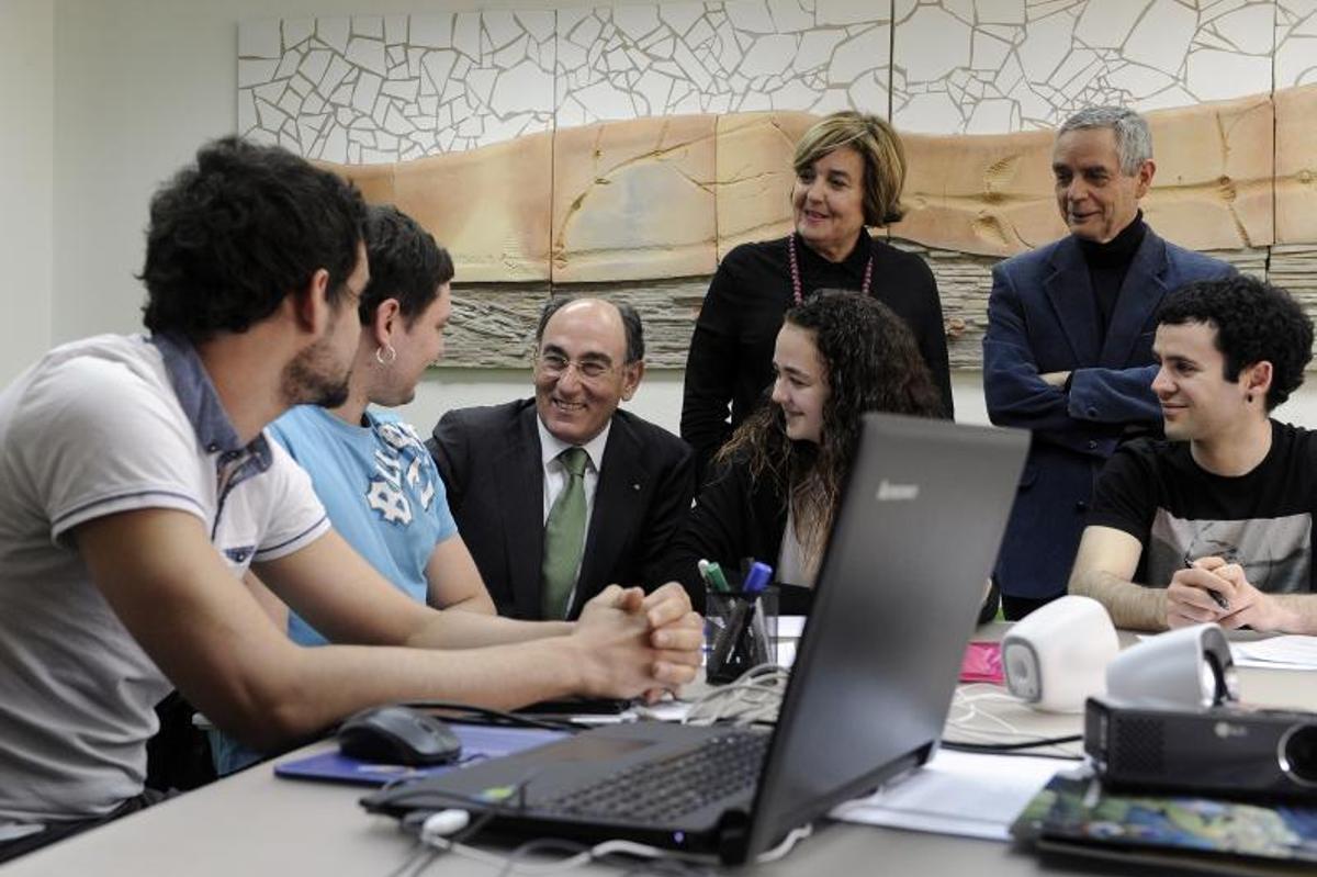 Ignacio Galán, presidente de Iberdrola, durante un acto para el fomento del empleo entre los jóvenes. |  IBERDROLA