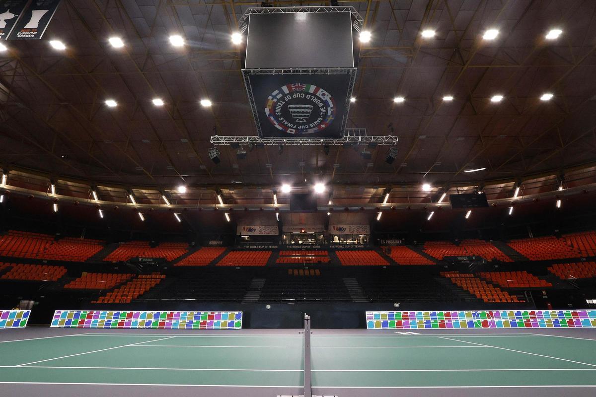 Así luce la pista de la Davis en la Fonteta