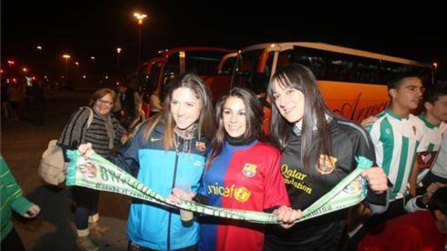 Un millar de seguidores estarán con el equipo en el Camp Nou