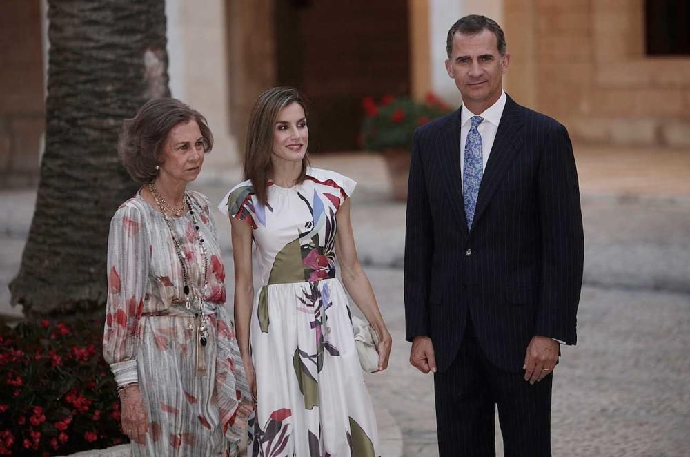 Cóctel de Felipe VI en la Almudaina