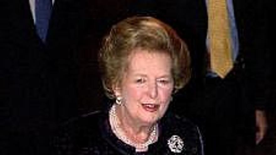 Margaret Thatcher en una fotografía de archivo.