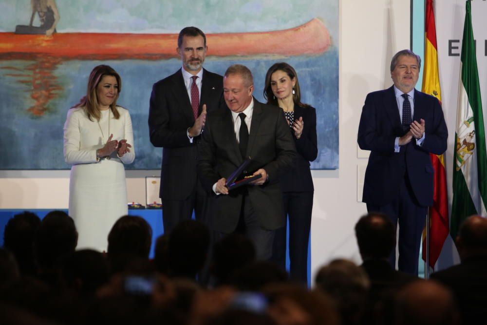 Los Reyes de España presiden la entrega de las distinciones que otorga el Ministerio de Cultura, correspondientes a 2016. José Coronado, Ricardo Darín, El Julio, Pedro Subijana o el Orfeón Donostiarra, entre los premiados.