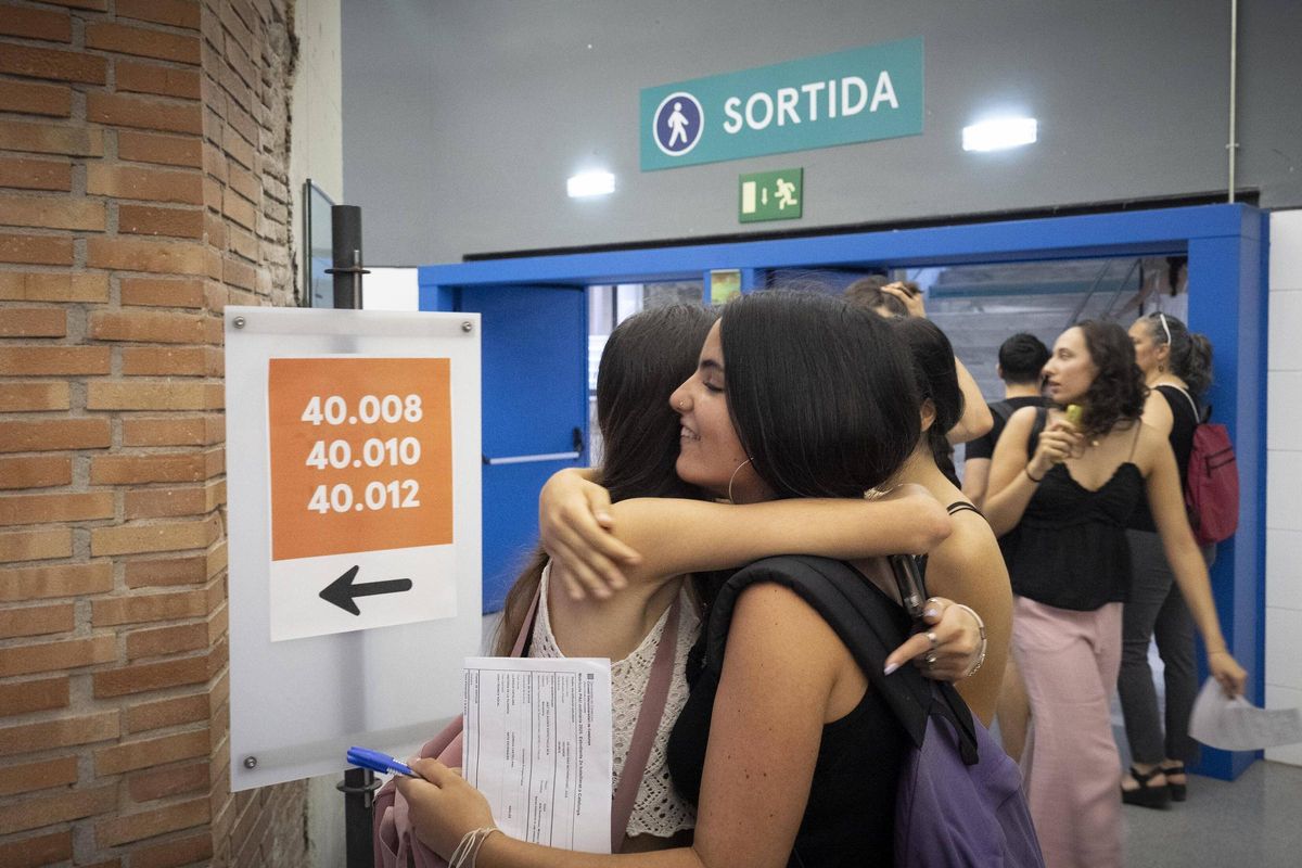 Primer día de selectividad 2025 en Catalunya.