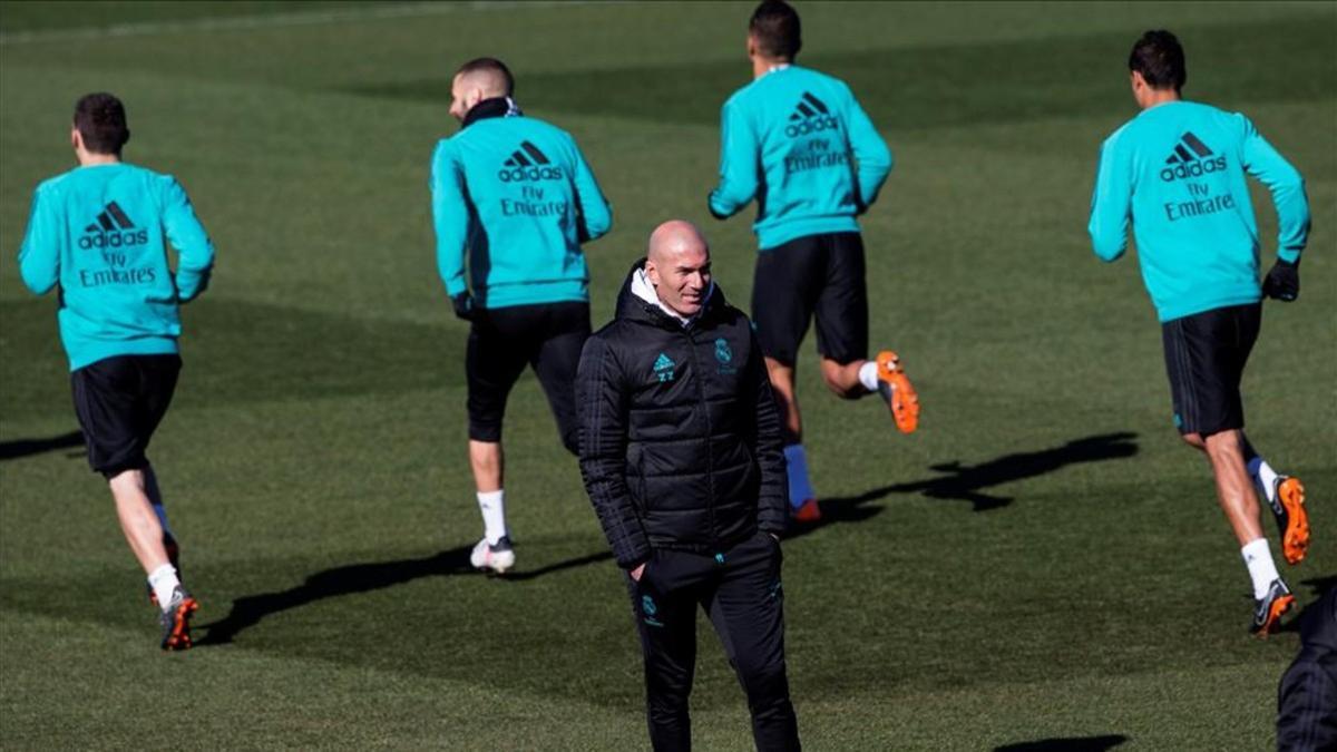 Zidane prepara a conciencia la eliminatoria ante el Bayern