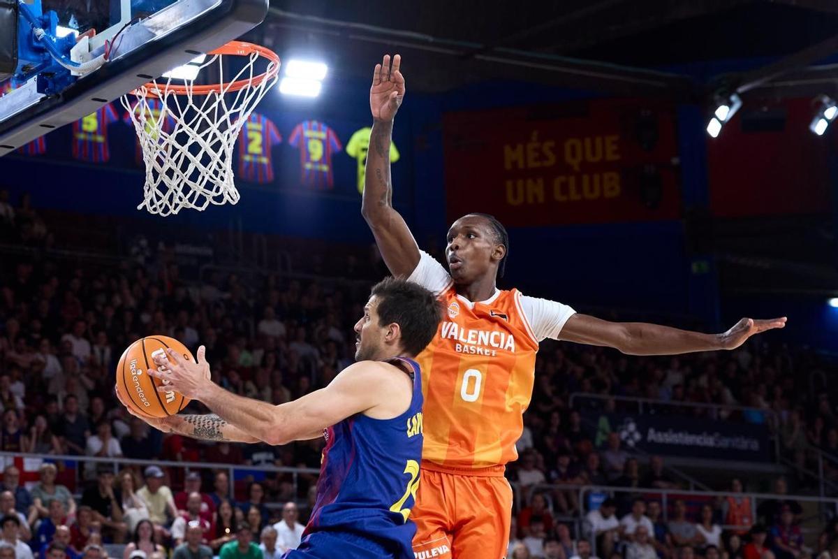 Laprovittola en una acción del encuentro ante el Valencia Basket