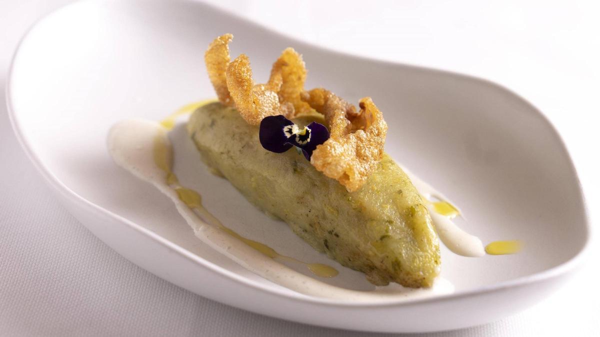 El 'trinxat' de bacalao de Tram-Tram.