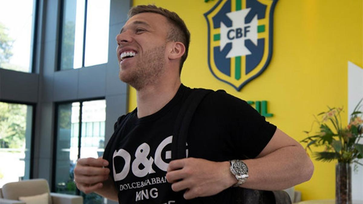 Arthur ya está concentrado con la selección brasileña