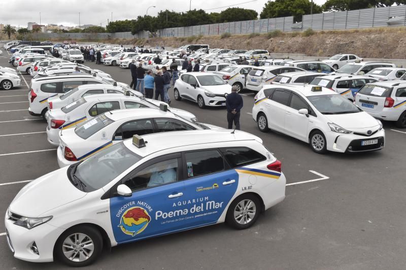 22-04-2019 LAS PALMAS DE GRAN CANARIA. Protesta de taxistas de Las Palmas  | 22/05/2019 | Fotógrafo: Andrés Cruz