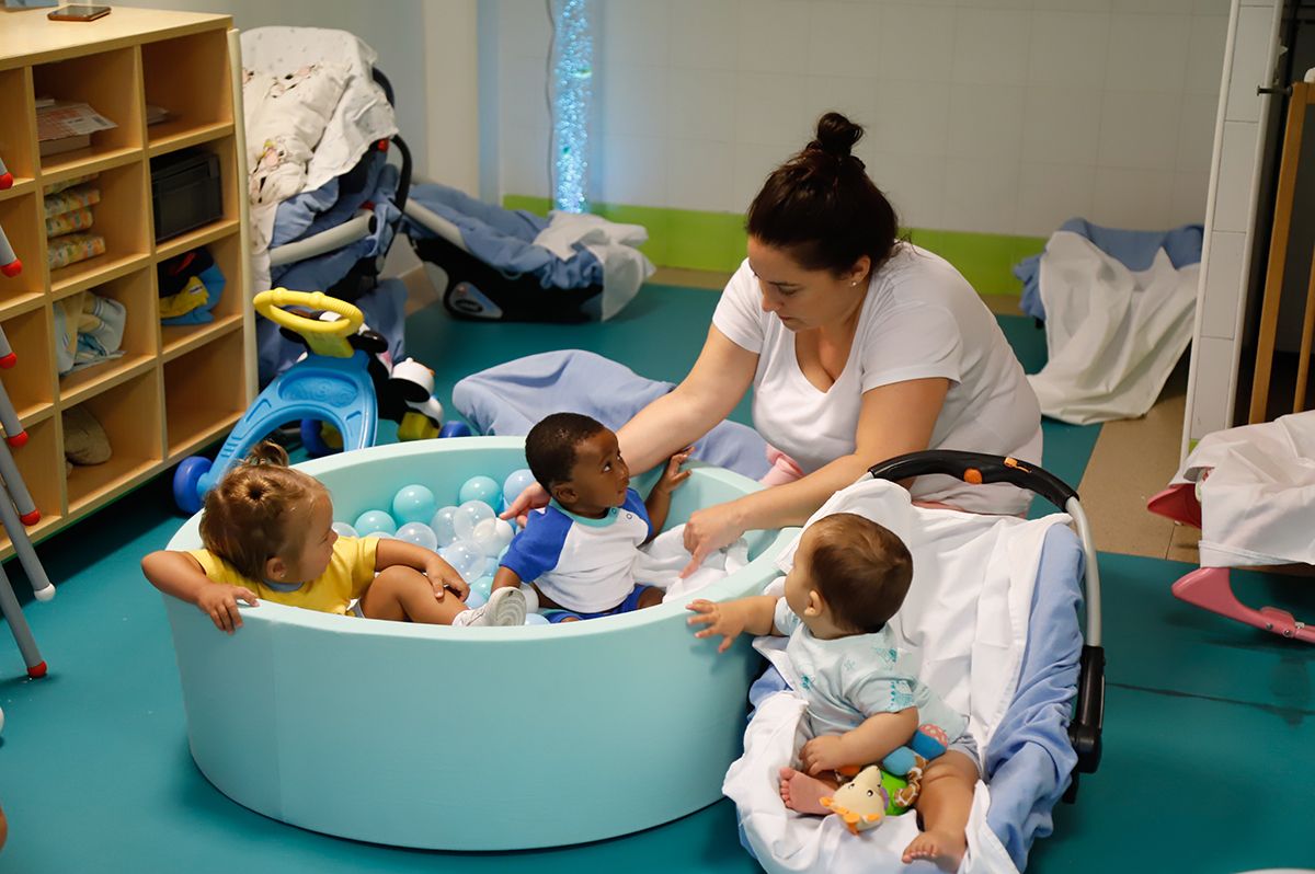 Primer día de clase en las escuelas infantiles