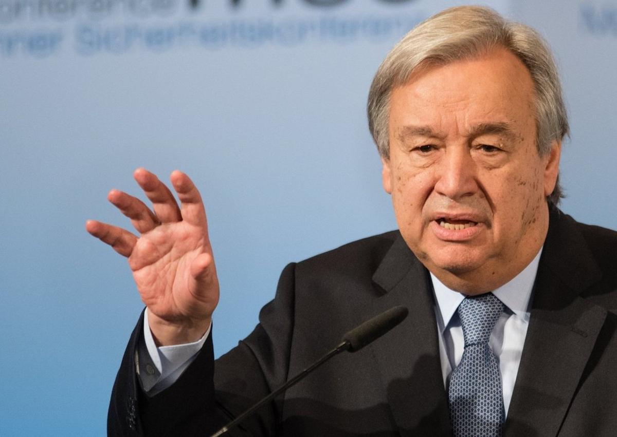 18/02/2017 El secretario general de la ONU, AntÃ³nio Guterres