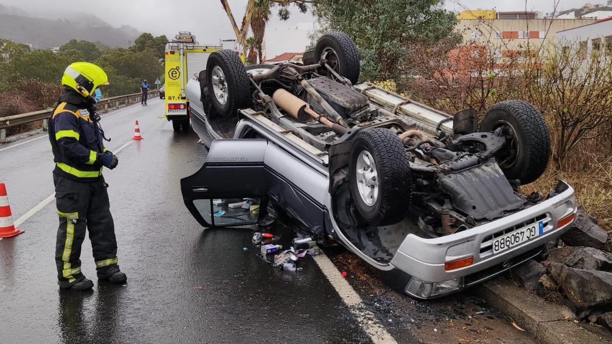 Accidente de tráfico en la carretera de Visvique