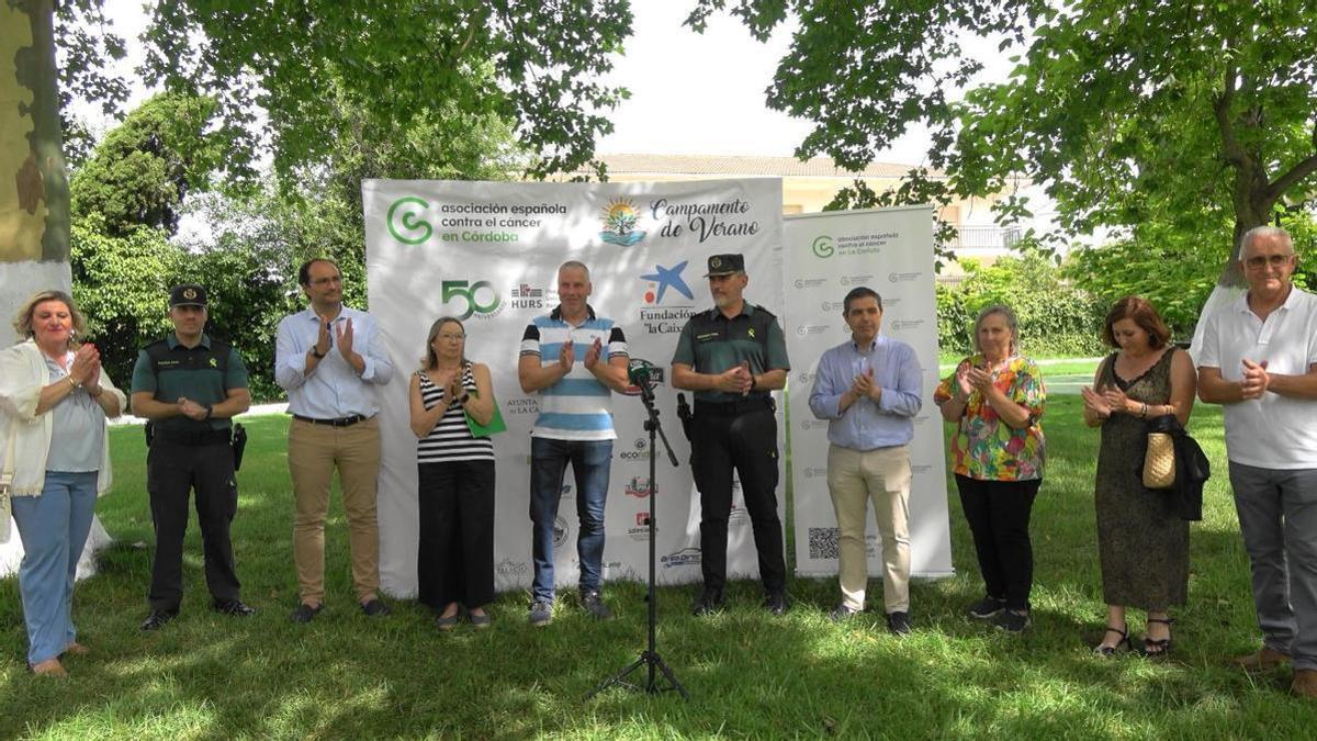 Presentación de los campamentos de verano de la AECC en La Carlota.