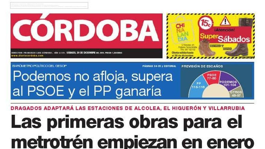 La portada de CÓRDOBA