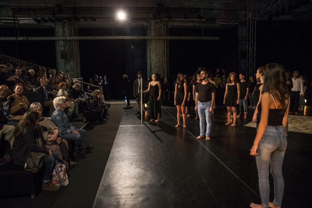 Premios Princesa de Asturias: Encuentro de Peter Brook con los estudiantes de la Escuelas de Arte Dramático