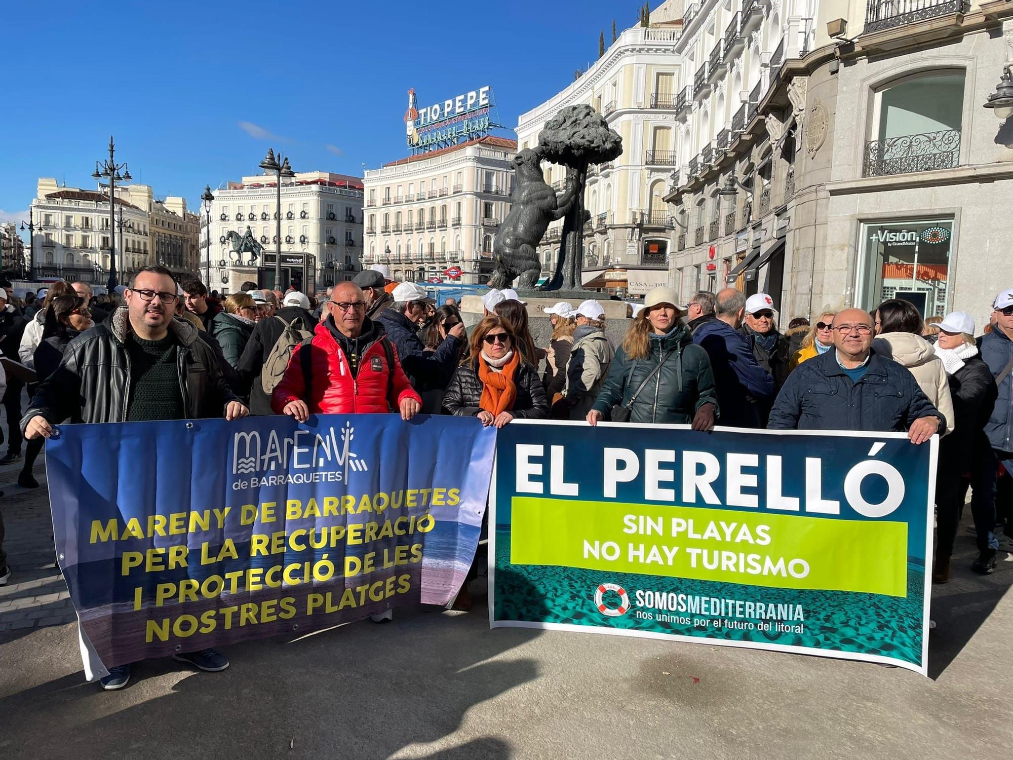 Municipios valencianos pide en Madrid soluciones definitivas para regenerar sus playas