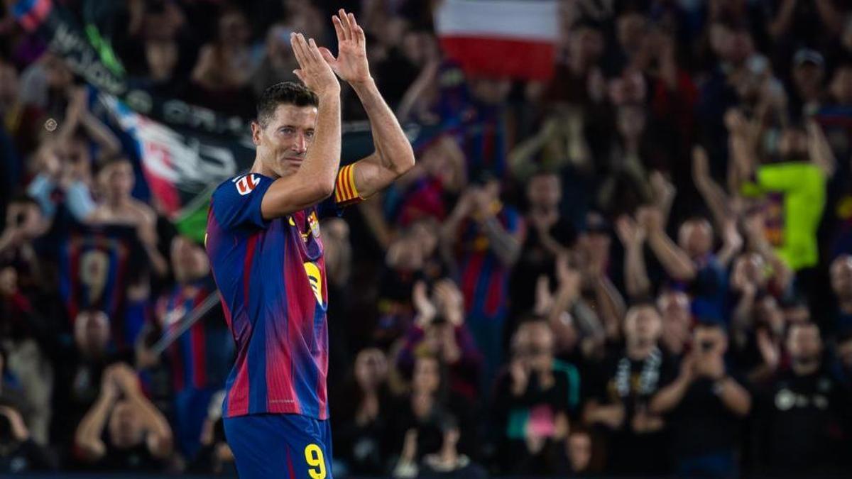 Lewandowski se despide del Spotify Camp Nou