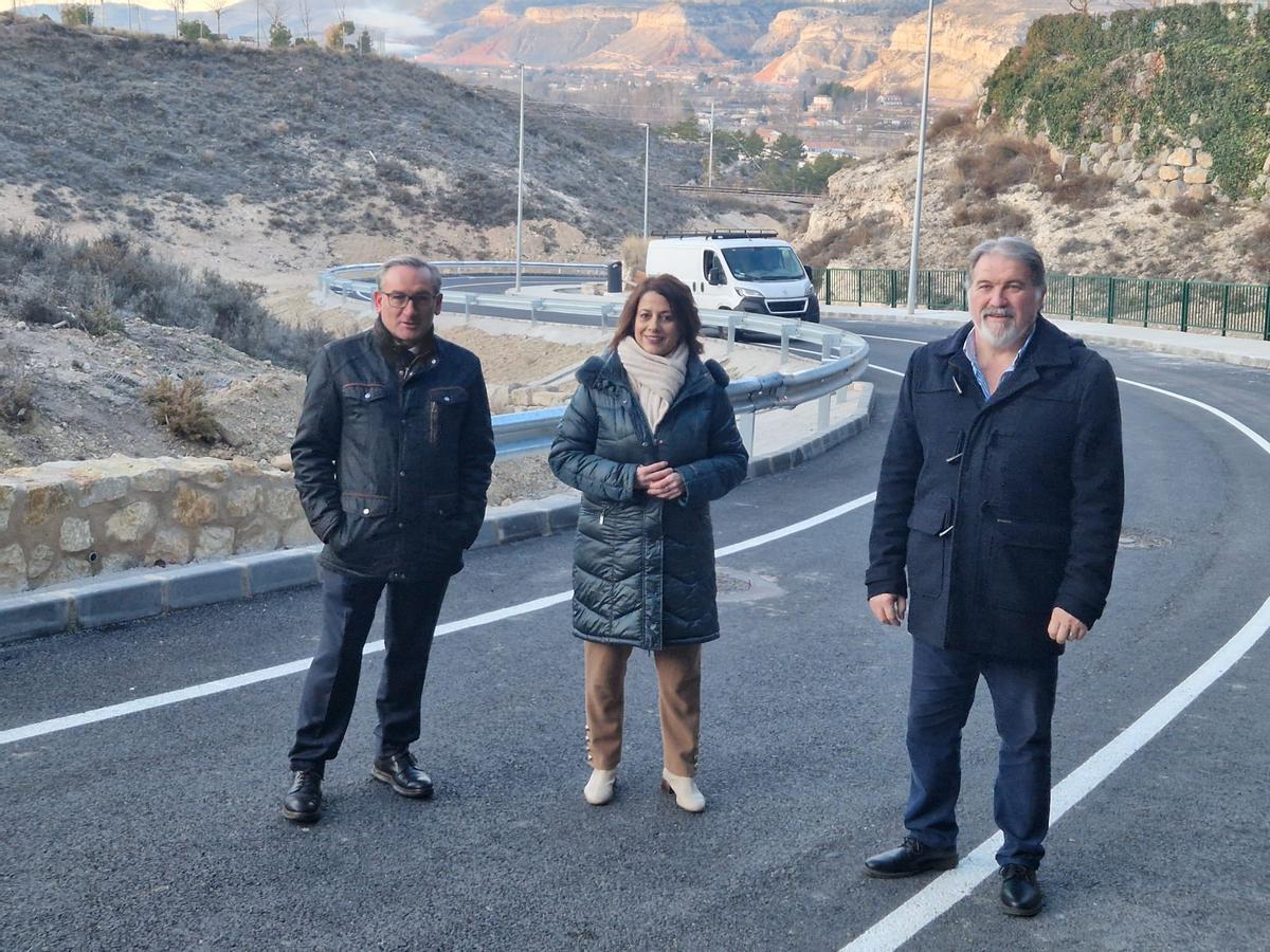 Buj, este lunes, durante la reapertura de la Cuesta de Los Gitanos.