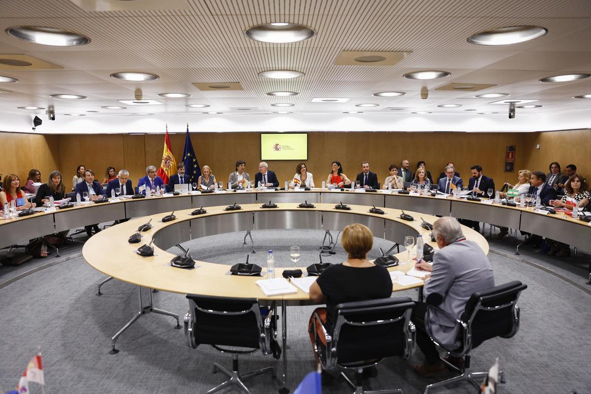 Imagen de la última reunión del Consejo de Política Fiscal y Financiera (CPFF), en julio de 2022.