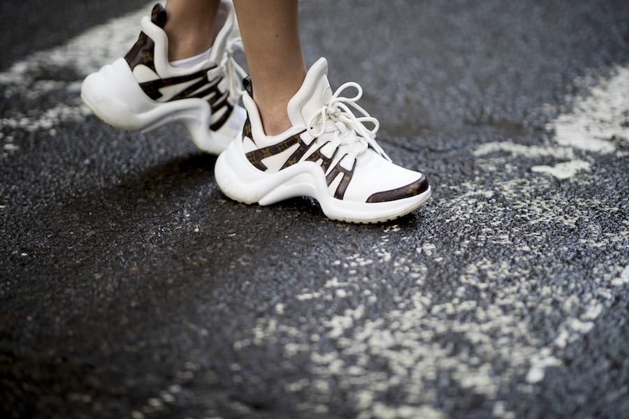 Zapatilla en el streetstyle de Nueva York FW19/20