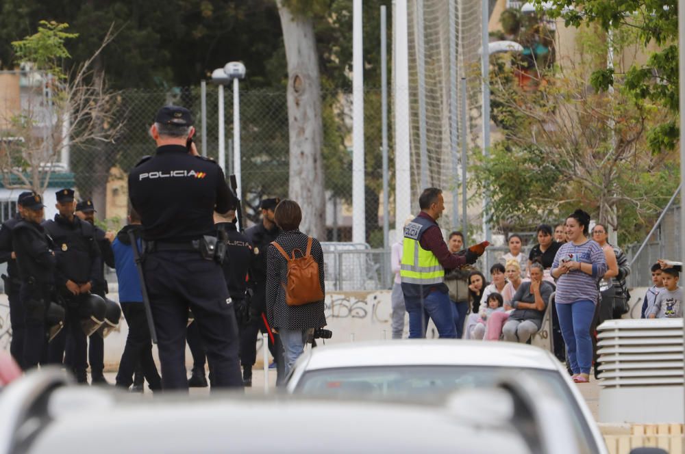 Operación policial en Burjassot