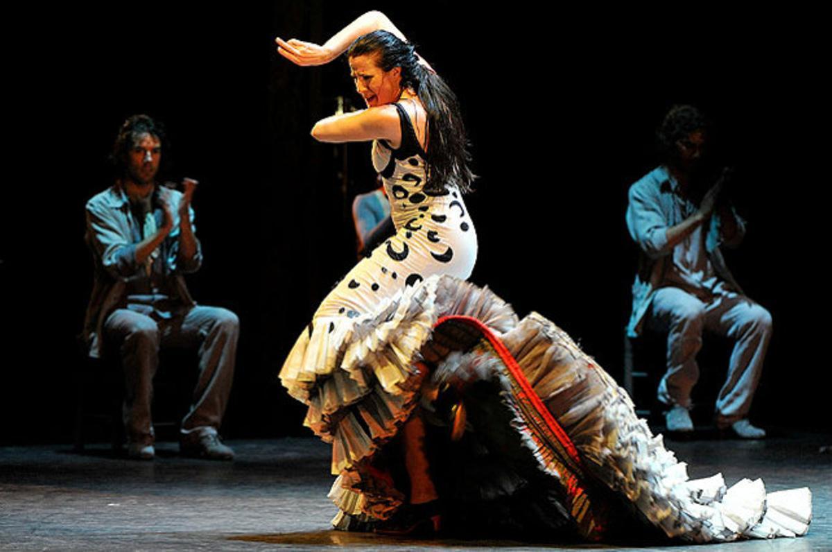 L’artista sevillana María Pagés presenta el seu últim espectacle ’Utopía’ al Teatro del Generalife, durant el Festival Internacional de Música i Dansa de Granada.