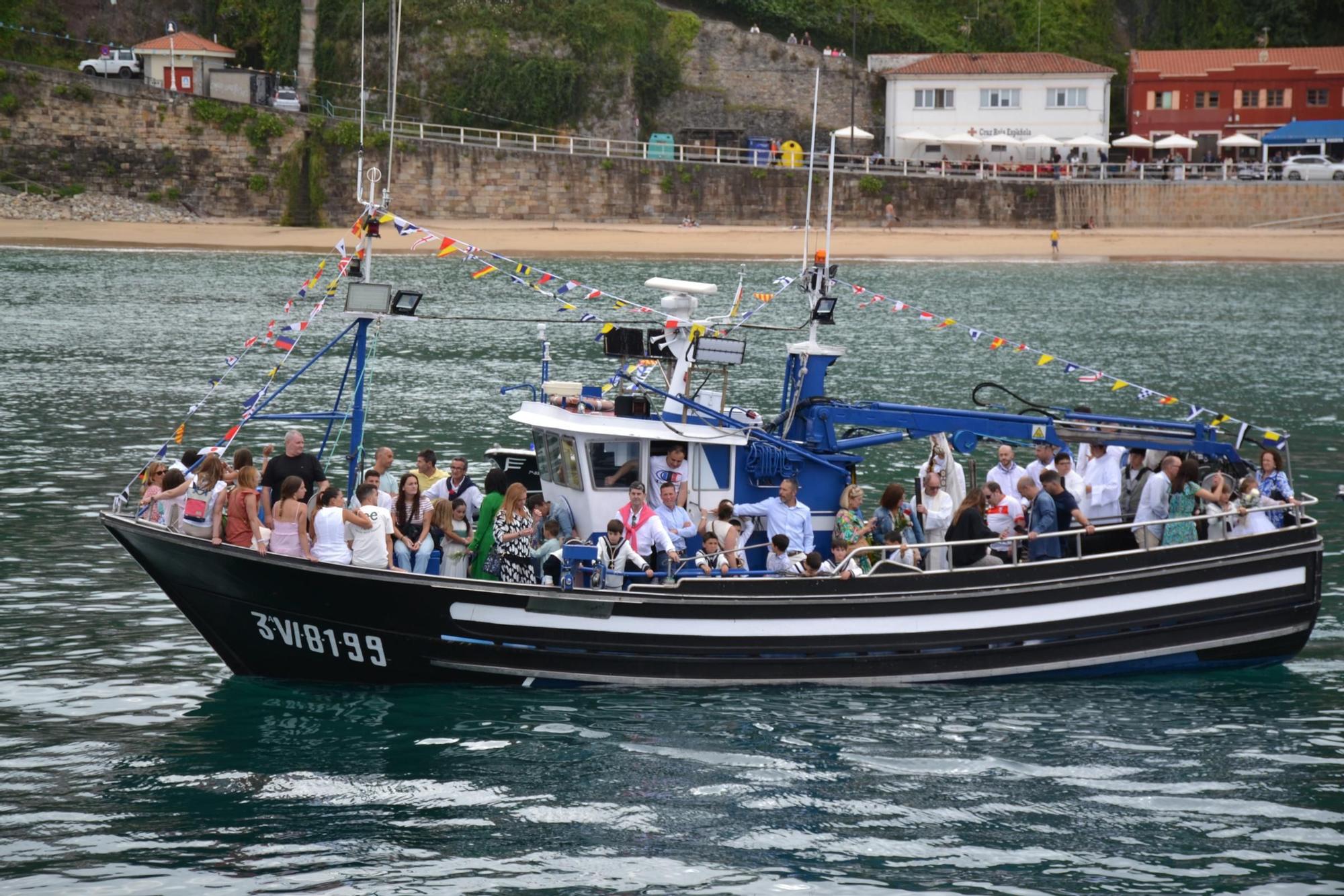Lastres celebró la Virgen del Carmen
